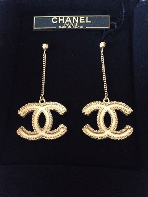 chanel chain earrings|Chanel earrings official site.